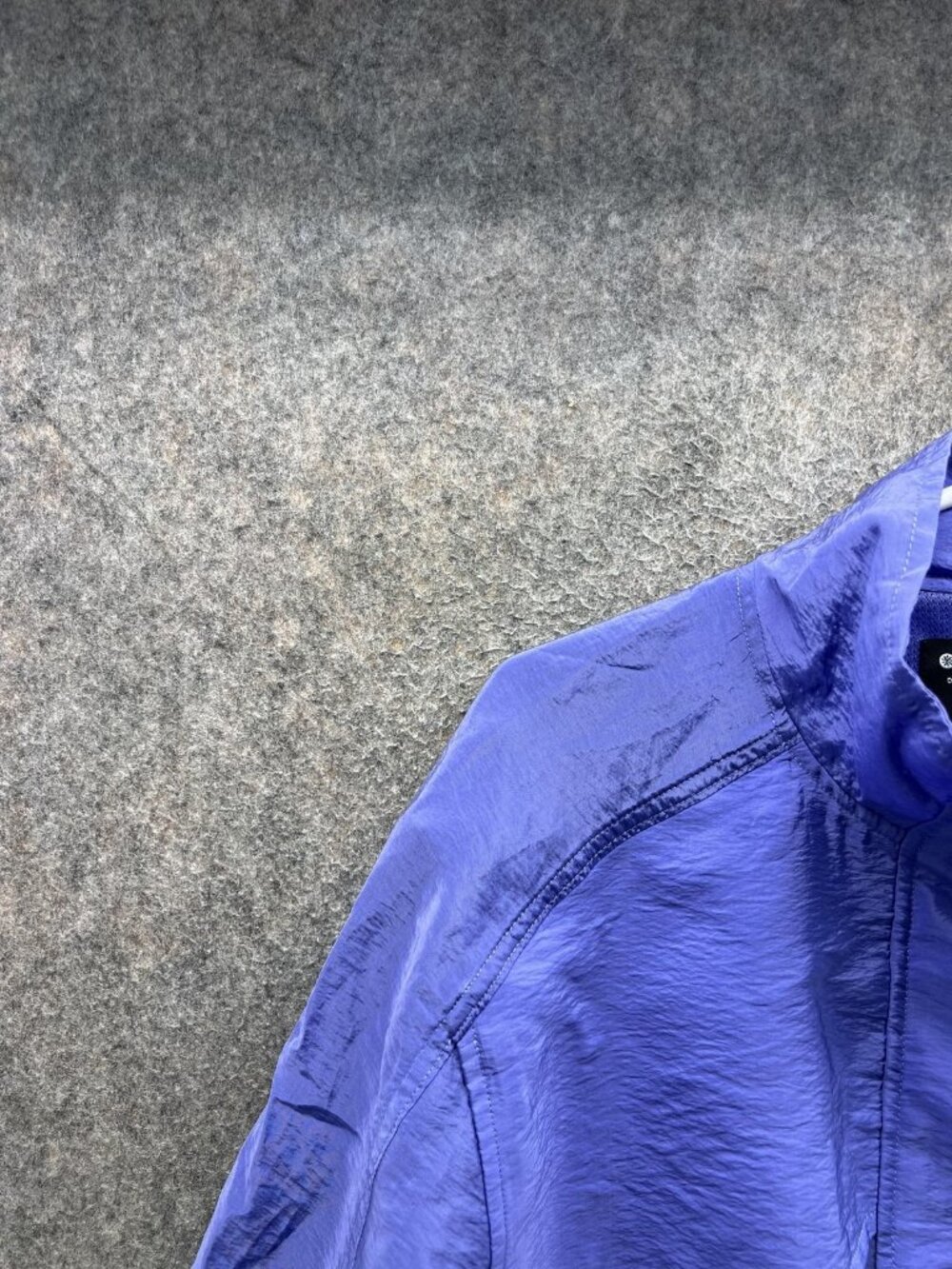 Athleta Jacket Womens Small Petite Purple Cropped Full Zip Windbreaker Arrival - Picture 7 of 11